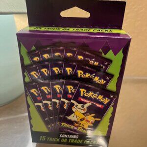 Pokemon Trick Or Trade Booster Packs Halloween‎ TCG 15 Packs Sealed